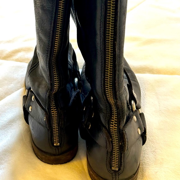 Frye Tall Leather Boots - Picture 3 of 6